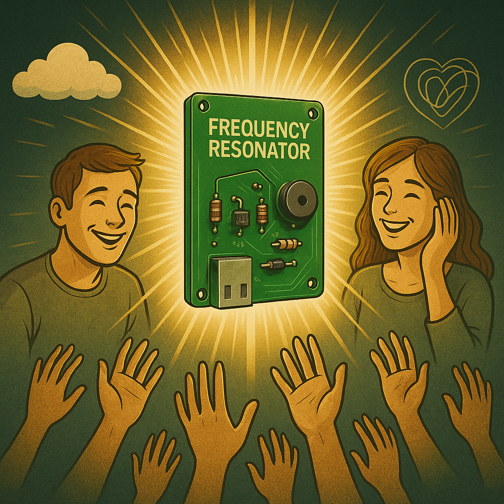 HarmonyWave™ | Adjustable Frequency Generator | 7.83Hz Relaxation Aid